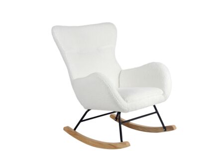 Schommelstoel Hakka  - stof - beige