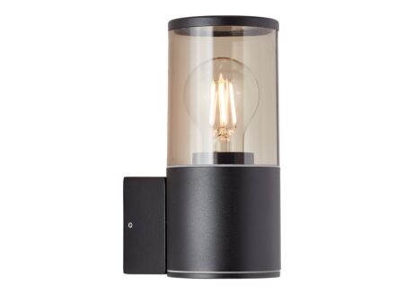 Wandlamp buiten Sergioro zwart 20W E27