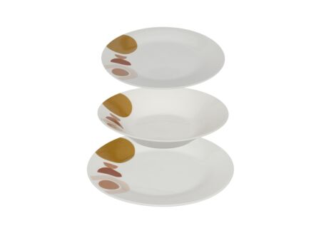 Serviesset Tara 18-delig - porselein - wit
