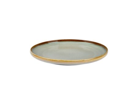 Dessertbord Soraya Pearl Ø20,5cm - porselein - grijsgroen