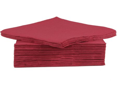 Serviette CT Prof 38x38cm rood, 40 stuks