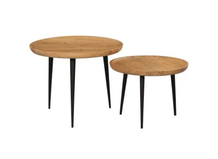 Bijzettafel Quant set van 2