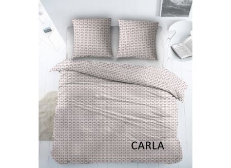 Dekbedovertrek Carla 200x220cm - katoen - geel