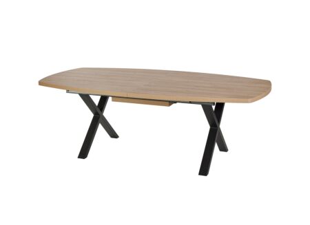 Tafel TF2415 200/250x100cm - melamine - virginia oak