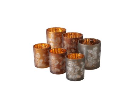 Windlicht Coney set van 2