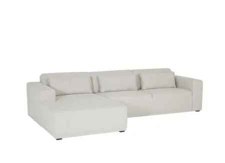 Hoofdfoto - Hoeksalon Ezra 325x178cm - stof - greige