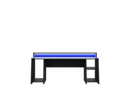 Bureau Tezaur 200x72x91cm - meubelplaat - zwart