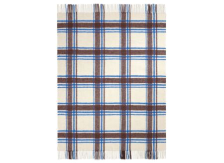 Plaid Arctic Check 130x170cm - alpacawol & katoen - multicolor