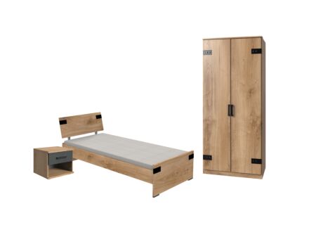 Kinderkamer Liverpool  met 2-deurs kast