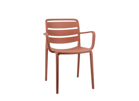 Tuinstoel Matta 60x55x81cm - polypropyleen - terra