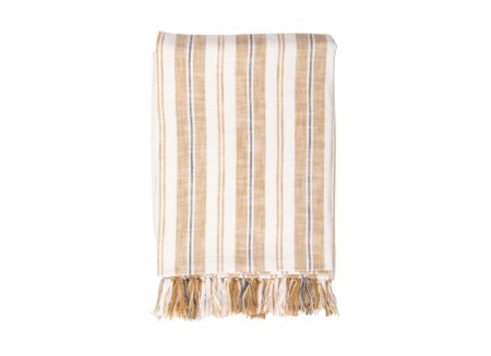 Plaid Indira 150x200cm - katoen - zand