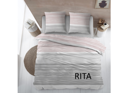 Dekbedovertrek Rita Rose 270x220cm katoen