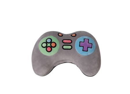 Kussen Giant Let's Play 70x60cm - stof - grijs