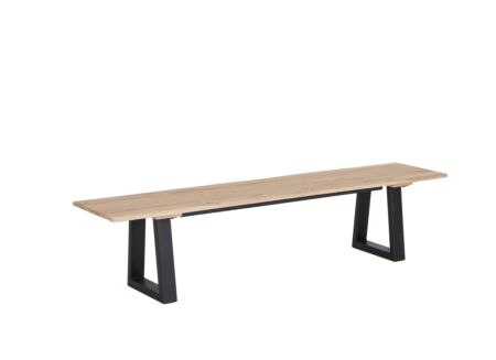 Zitbank Sherwood 180cm - eik massief - naturel