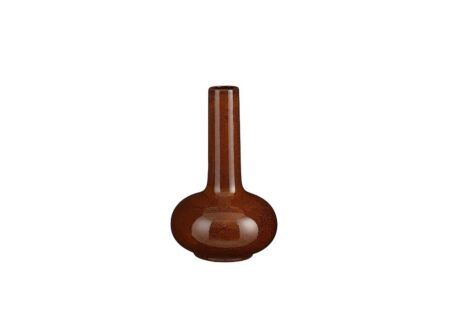 Vaas Milly H39cm - keramiek - donkerbruin