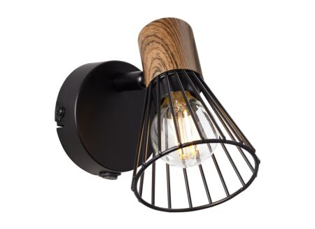 Wandspot Manama zwart 18W E14