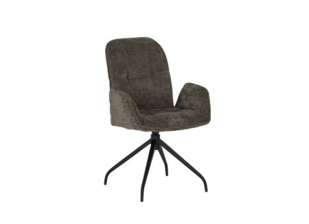 Kuipstoel Cooper Movie 47x66x87cm - stof - taupe