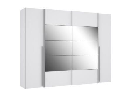 Kleerkast Narago 270cm - decor - wit