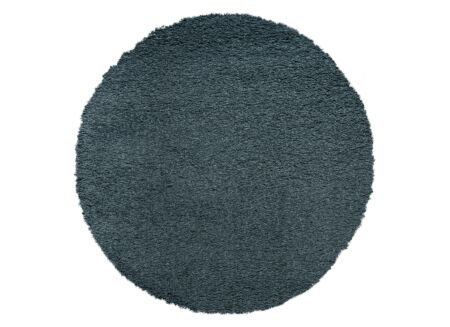 Rond tapijt Twister Ø120cm - heatset polypropyleen - blauw