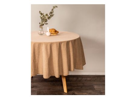 Tafelkleed Myrna Ø180cm indian tan