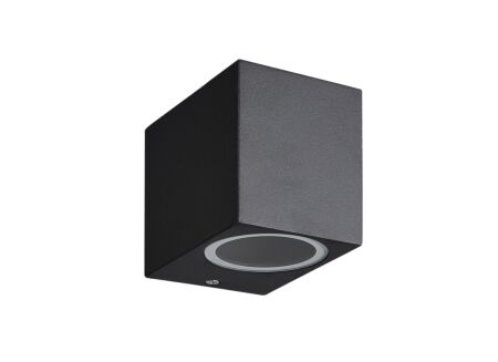 Wandlamp zwart 35W GU10