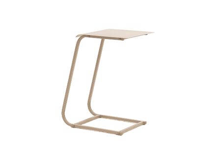 Bijzettafel Svea 35x48x62cm - aluminium - greige