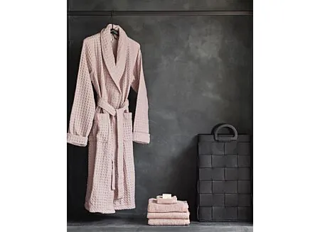 Foto ambiance - Peignoir Viggo  L coton vieux rose