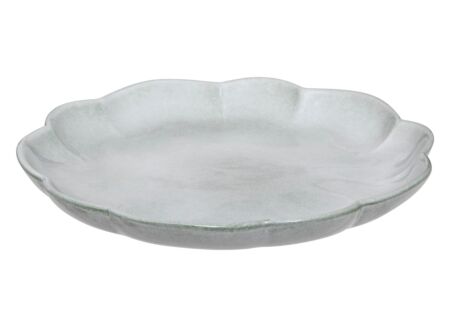Bord Aude Ø26cm - stoneware - celadon groen