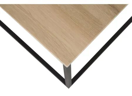 Detail - Table d'appoint Fetich 60x60cm - chêne massif - naturel