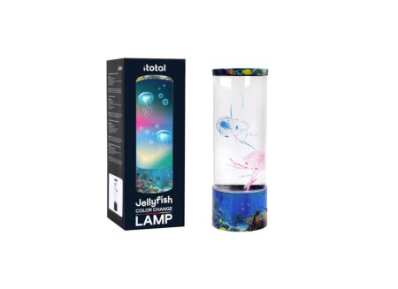 LED lamp Jellyfish H30cm - kunststof & glas - multicolor