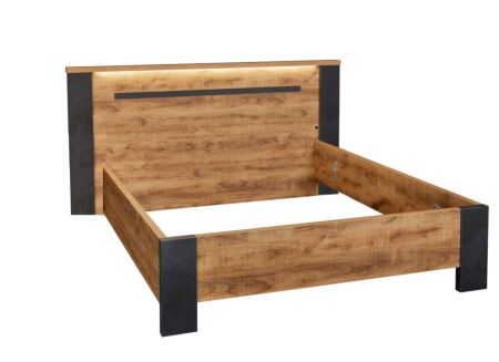 Bed Pauline 180x200cm bruin