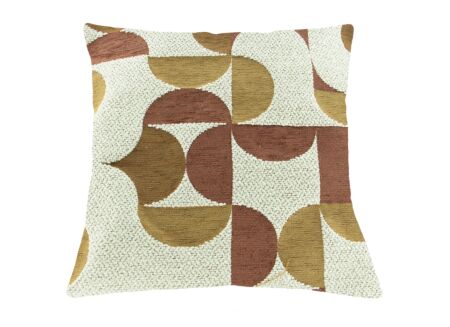 Coussin Lake 45x45cm - tissu - merlot