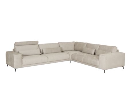 Hoeksalon 2021 340x300cm - stof - beige