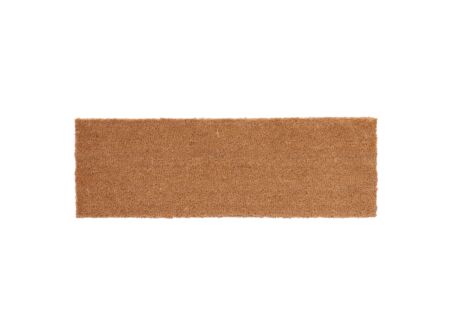 Deurmat 75x25x1,7cm - kokosvezel & plastiek - bruin