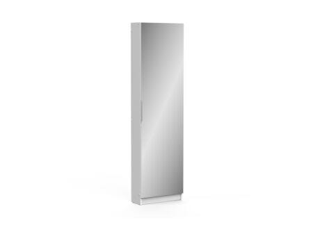 Schoenenkast Zapatero 50x20x181cm mat wit