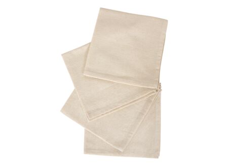Serviette Lyeka 40x40cm - katoen - beige set van 4