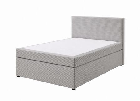 Boxspring BX890 120x200cm - corduroy - silver