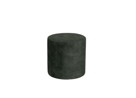 Poef Lofoten Ø38cm fluweel donkergroen