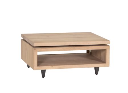 Salontafel Palacio 90x65x40cm - eik massief - naturel