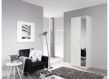 Halkast 69cm - MDF - hoogglans wit