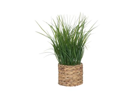 Kunstplant Moda  H70cm - kunststof/rotan - groen/naturel
