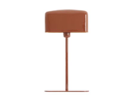 Tafellamp Elenie H48cm - metaal - rood bruin