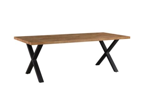 Tafel Estrella 190x95cm - meubelplaat - industrial oak
