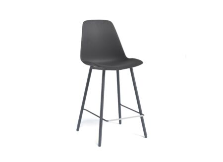 Barstoel Claudio ZH66,5cm - kunststof - antraciet