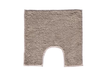 Wc-mat Indiana Shape 50x50cm - chenille - taupe