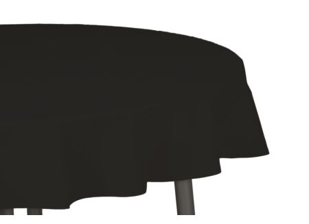 Tafelkleed Teflon Ø180cm - stof - zwart