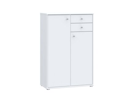 Commode Topic 74x35x111cm - decor - wit