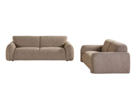 Zetel Draver 3+2-zit - stof - camel