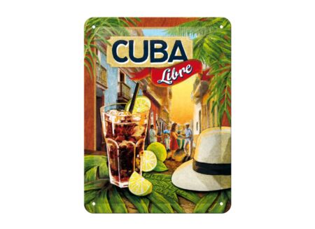Plakkaat 15x20cm Coctail