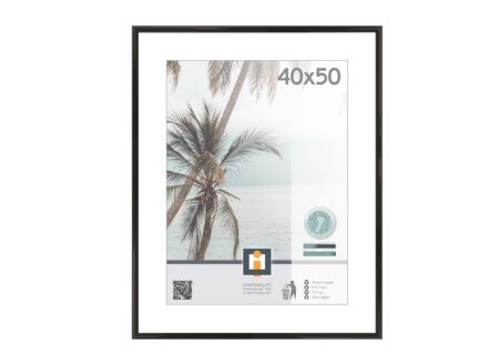 Fotokader Kyoto 50x40cm - kunststof & glas - zwart
